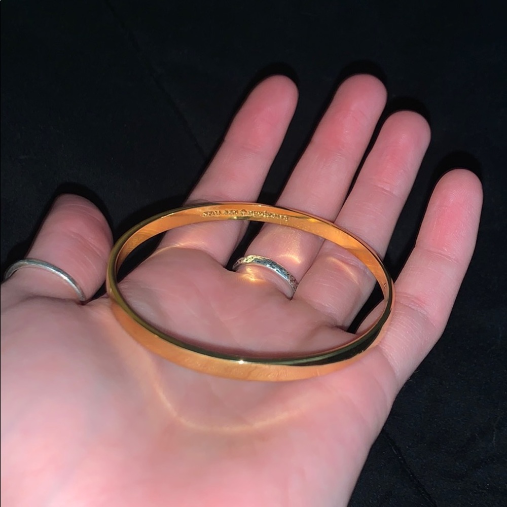 Kate Spade “Heart of Gold” Bangle Bracelet